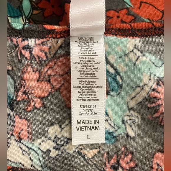 LuLaRoe Disney Classic T, Size L - Picture 3 of 5